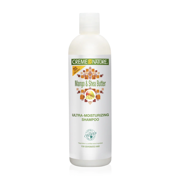CREME OF NATURE Mango & Shea Butter Ultra-Moisturizing Shampoo 12 OZ