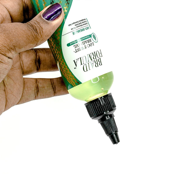 EBIN BRAID FORMULA LOC. TWIST. BRAID OIL (4OZ/120ML) - ANTI-BREAKAGE