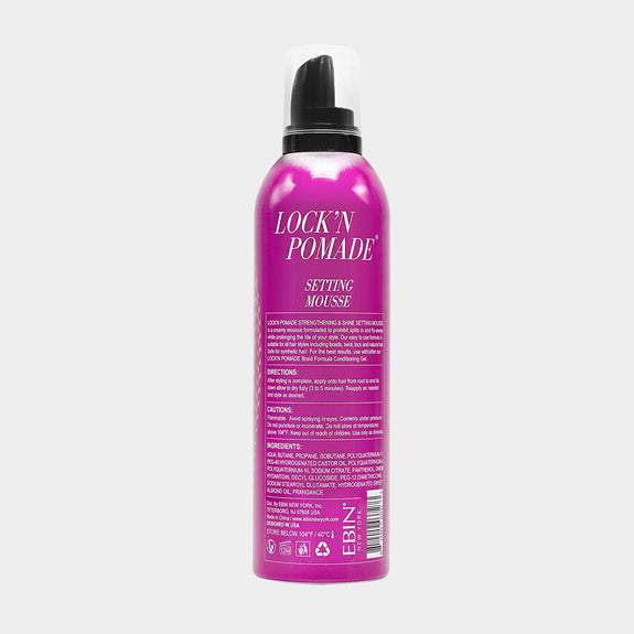 EBIN BRAID FORMULA SETTING MOUSSE STRENGTHENING & SHINE - SWEET ALMOND OIL