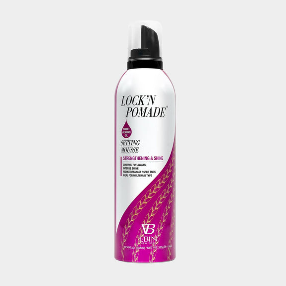 EBIN BRAID FORMULA SETTING MOUSSE STRENGTHENING & SHINE - SWEET ALMOND OIL
