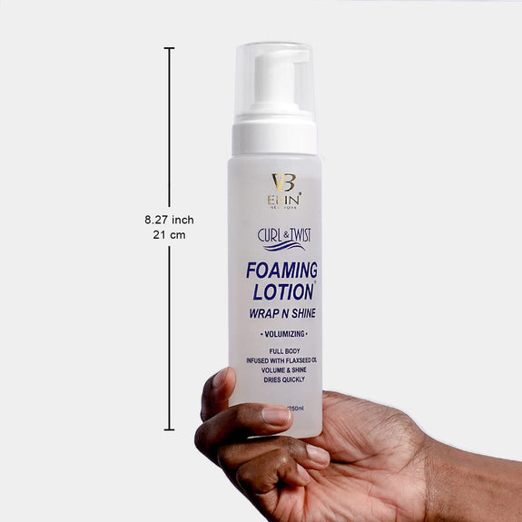 EBIN CURL & TWIST FOAMING LOTION - VOLUMIZING -250 ML