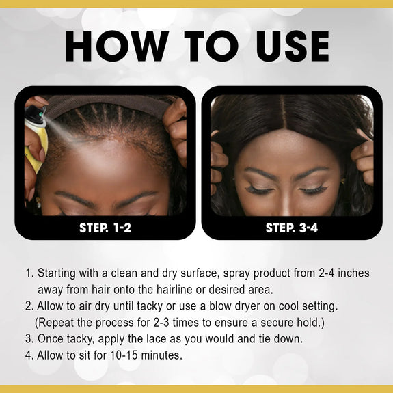 EBIN WONDER LACE BOND WIG ADHESIVE SPRAY - SENSITIVE