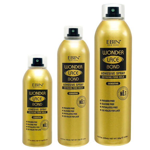 EBIN WONDER LACE BOND WIG ADHESIVE SPRAY - SENSITIVE