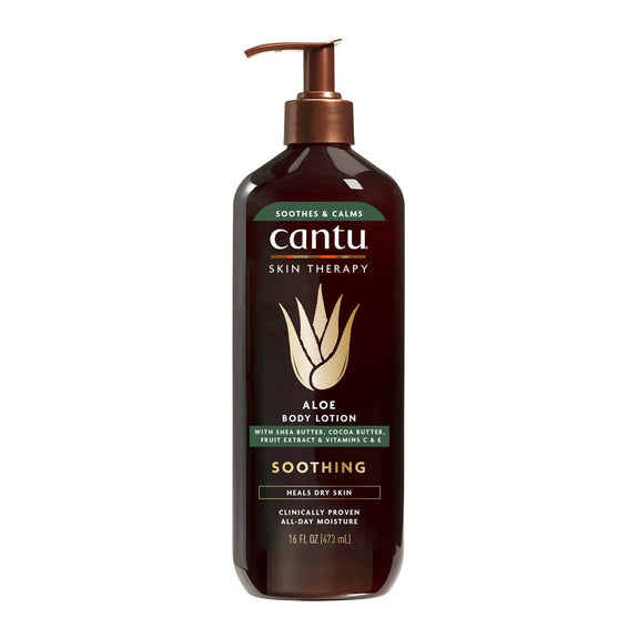 CANTU Skin Therapy Body Lotion, Aloe Vera, 16 OZ