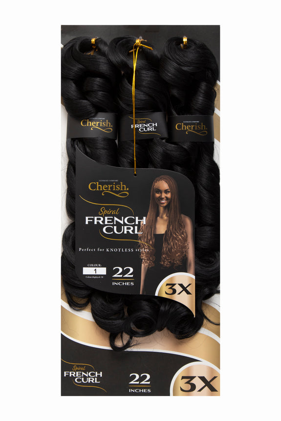 CHERISH ULTIMATE COMFORT 3X  SPIRAL FRENCH CURL