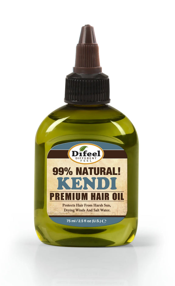 DIFEEL PREMIUM NATURAL HAIR OIL  KENDI OIL FOR DAMAGED HAIR 2.5 OZ.