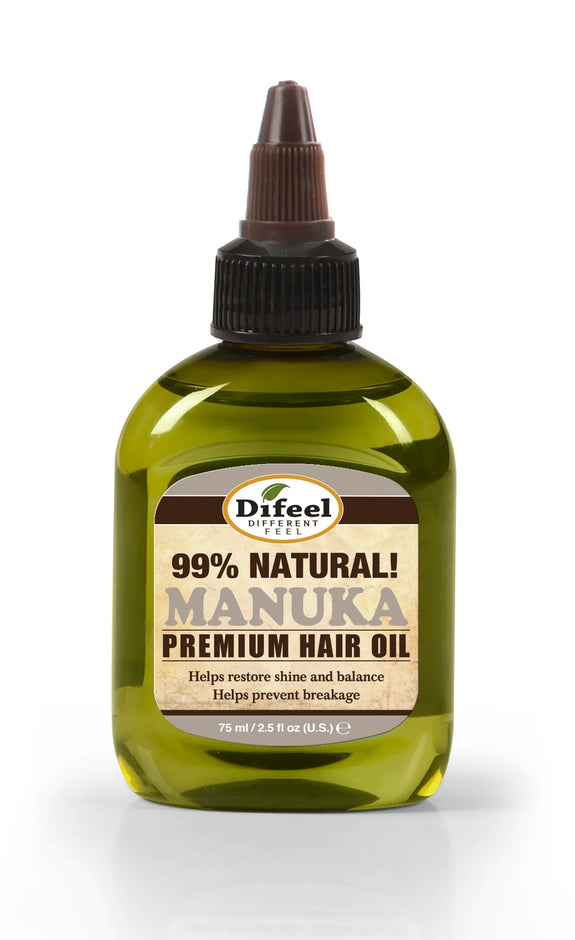 DIFEEL PREMIUM NATURAL HAIR OIL MANUKA OIL 2.5 OZ.