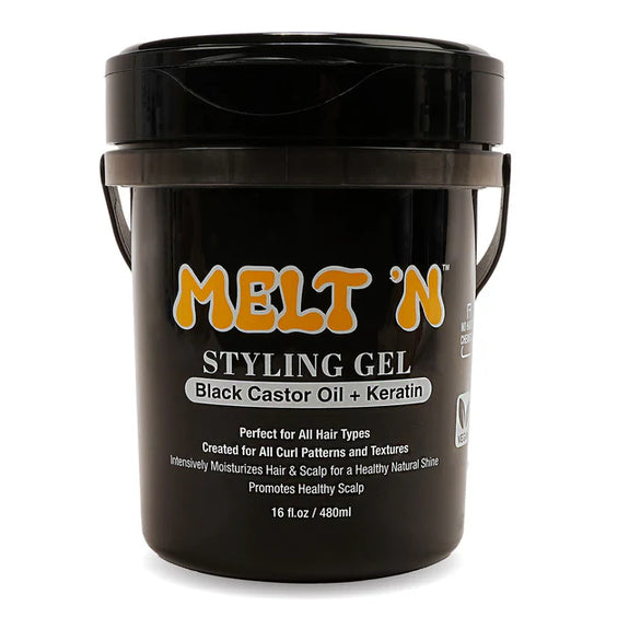 EBIN MELT'N Styling Gel - Black Castor Oil + Keratin