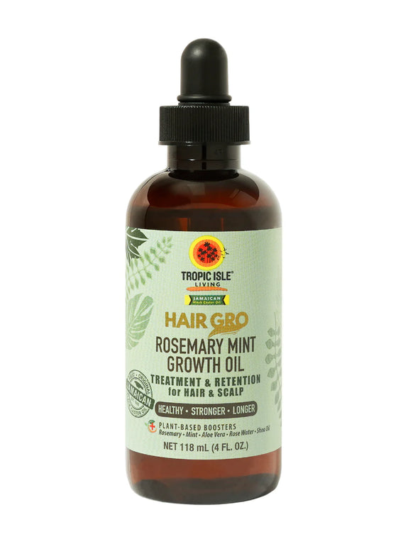 TROPIC ISLE LIVING HAIR GRO ROSEMARY MINT GROWTH OIL 118ML