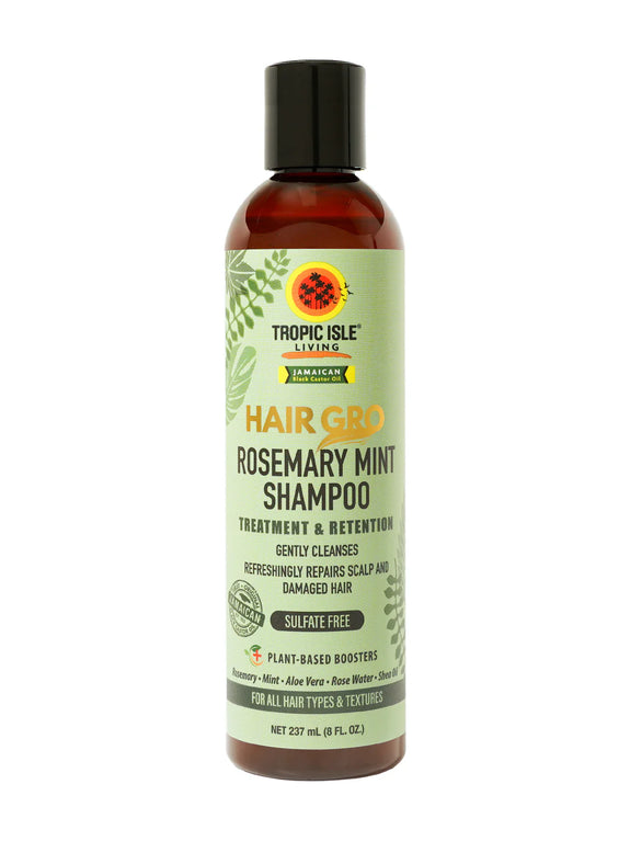 TROPIC ISLE  HAIR GRO ROSEMARY MINT SHAMPOO 8 OZ