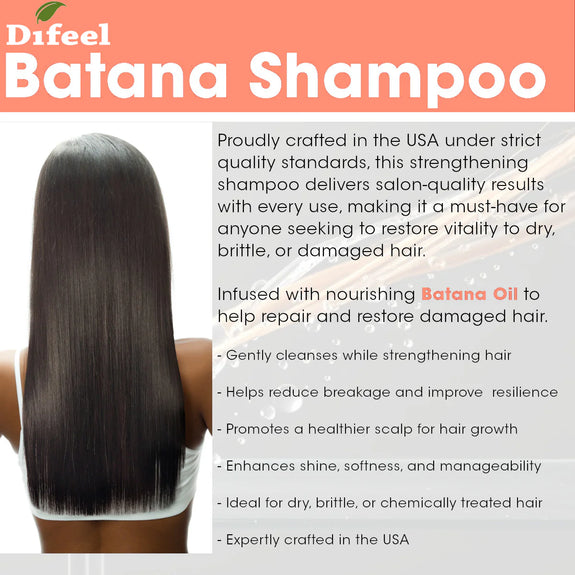 DIFEEL BATANA  SULFATE FREE SHAMPOO 33 OZ