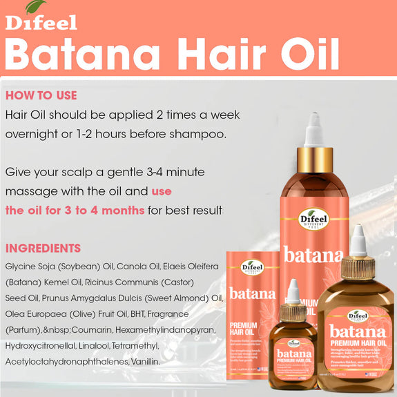 DIFEEL BATANA PREMIUM HAIR OIL 75ML