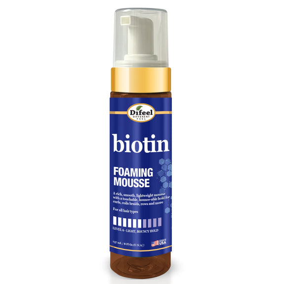 DIFEEL BIOTIN FOAMING MOUSSE 8 OZ