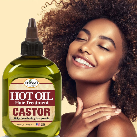 DIFEEL CASTOR HOT OIL TREATMENT 7.1 OZ.