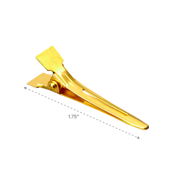RED BY KISS Gold Single Prong Clip 1 3/4″ (70 PCS)