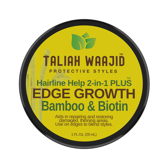 TALIAH WAAJID PROTECTIVE STYLES Hairline Help 2-In-1 Plus Bamboo And Biotin Edge Grow 1oz