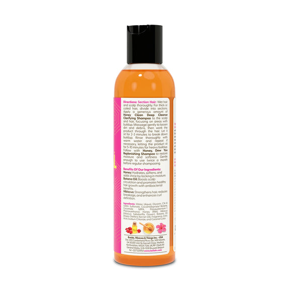 TALIAH WAAJID LOVE MY NATURAL HONEY CLEAN DEEP CLEANSE CLARIFYING SHAMPOO 8 OZ