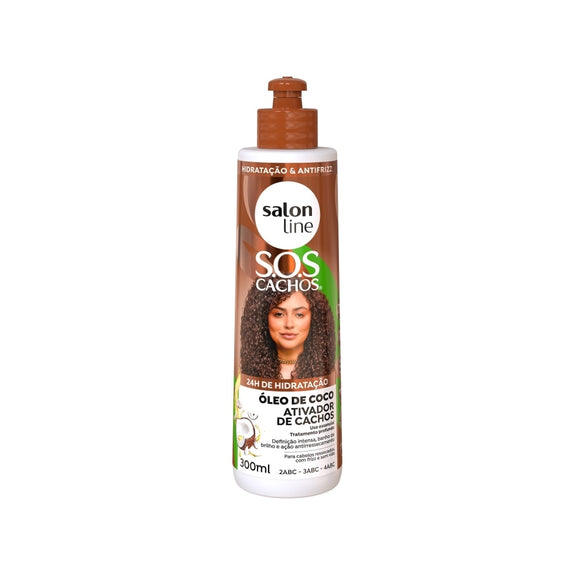 SALON LINE SOS CACHOS COCONUT OIL CURL ACTIVATOR DEEP TREATMENT 300 ML