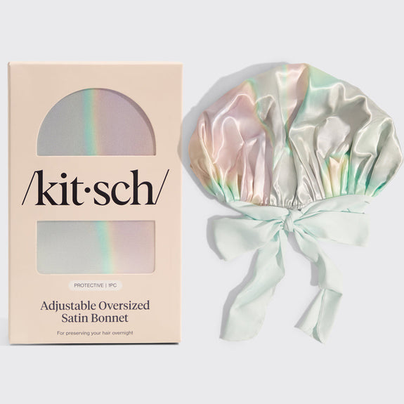 KITSCH ADJUSTABLE Oversized Satin Bonnet