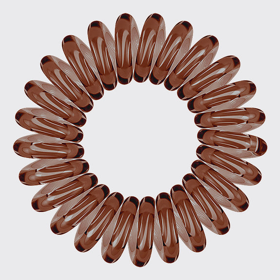 Kitsch Brunette Spiral Hair Ties 8pc Set