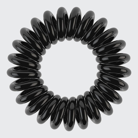 Kitsch Black Spiral Hair Ties 8pc Set