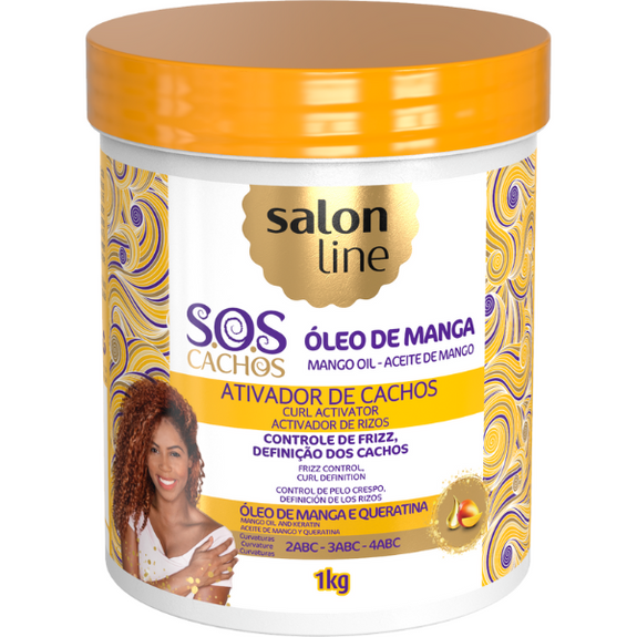 SALON LINE SOS CACHOS MANGO OIL ULTRA HYDRATION CURL ACTIVATOR  1KG