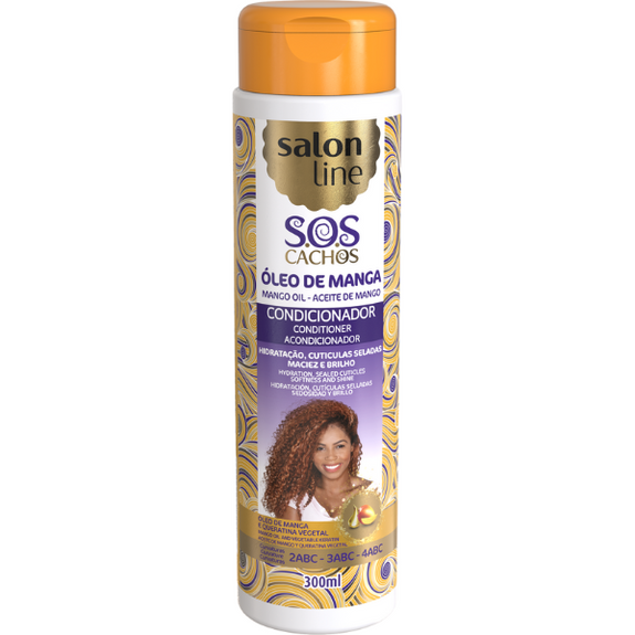 SALON LINE SOS CACHOS MANGO OIL ULTRA HYDRATION  CONDITIONER 300 ML