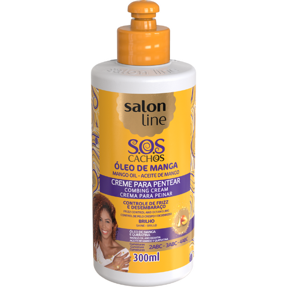SALON LINE SOS CACHOS MANGO OIL ULTRA HYDRATION COMBING CREAM 300 ML