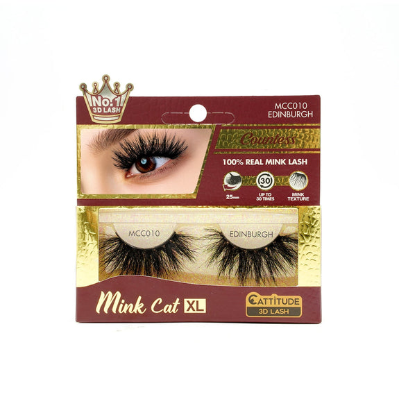 EBIN MINK CAT COUNTESS NO.1 3D LASHES  COLLECTION