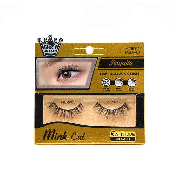 EBIN MINK CAT ROYALTY NO.1 3D LASHES COLLECTIONS