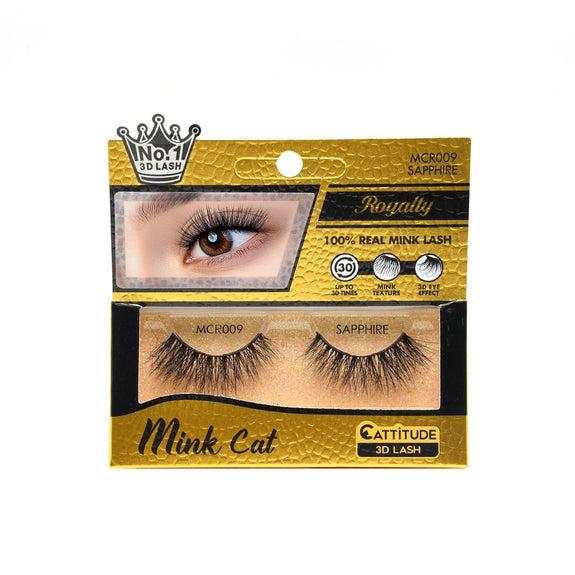 EBIN MINK CAT ROYALTY NO.1 3D LASHES COLLECTIONS