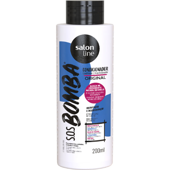 SALON LINE BOMBA ORIGINAL SHAMPOO AND CONDITIONER KIT 200 ML