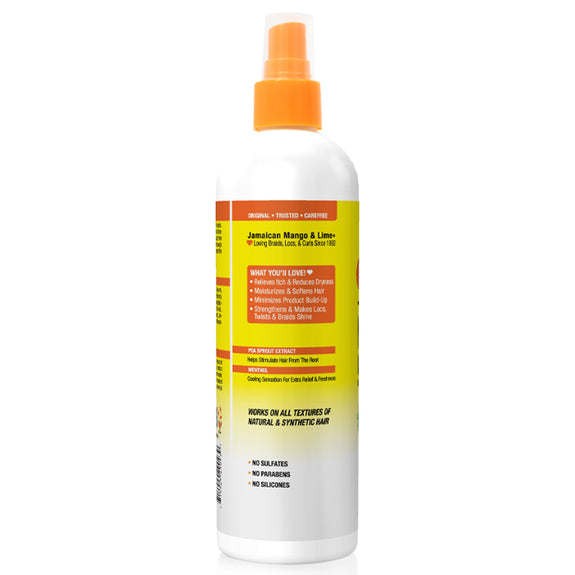 JAMAICAN MANGO & LIME Mentholated No More Itch Gro Spray 8 oz