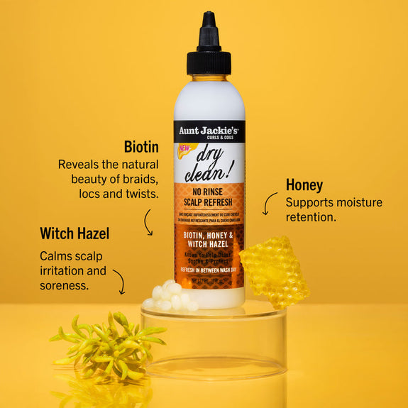 AUNT JACKIE'S CURLS & COILS Dry Clean! No Rinse Scalp Refresh