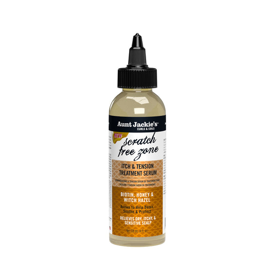 AUNT JACKIE'S CURLS & COILS Scratch Free Zone Itch & Tension Treatment Serum