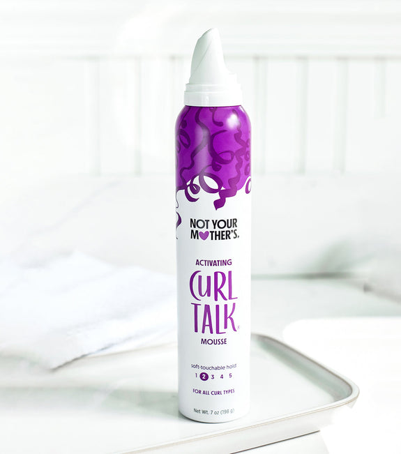 NOT YOUR MOTHER’S  CURL TALK ACTIVATING MOUSSE 7 OZ