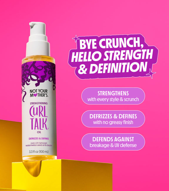 NOT YOUR MOTHER’S CURL TALK STRENGTHENING OIL 100ML