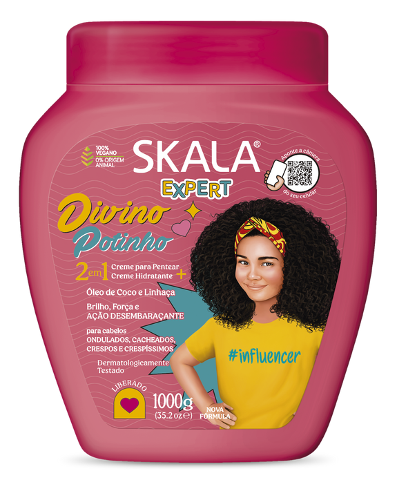SKALA EXPRET 2 EM 1 HAIR TREATMENT CREAM DIVINO POTINHO 1000ml