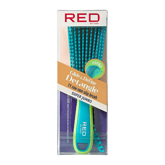 RED BY KISS EZ Glide 11 row jumbo Detangling Brush