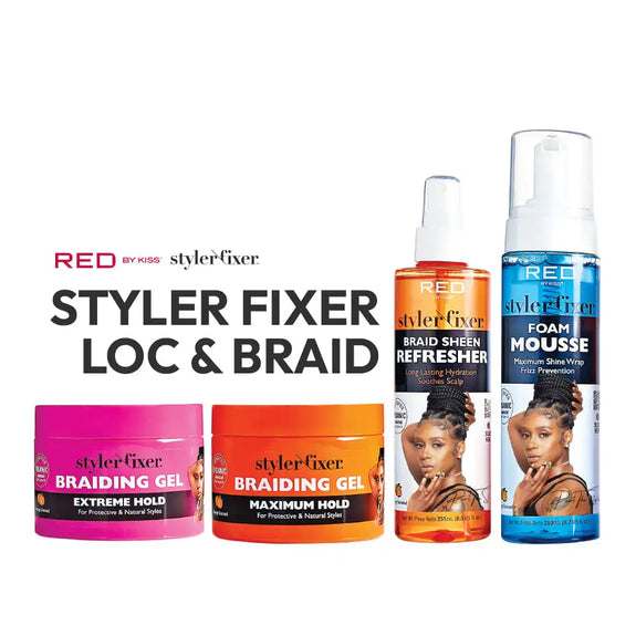 RED BY KISS Styler Fixer Foam Mousse (8.7 US fl.oz