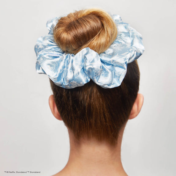 Kitsch Limited edition x Bridgerton Satin Pillow Scrunchies - Toile De Blue