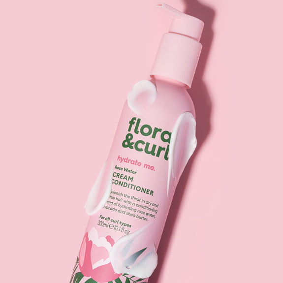 FLORA & CURL Rose Water Cream Conditioner 300ml