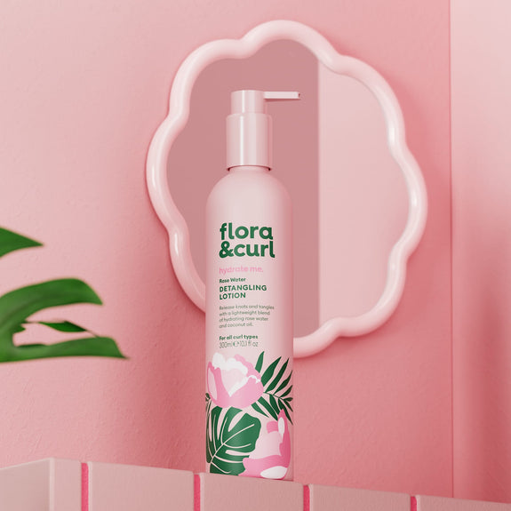 FLORA & CURL  hydrate me Rose Water Detangling Lotion  300ml
