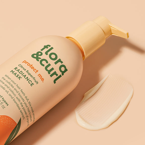 FLORA & CURL  protect me. Citrus Superfruit Radiance Mask 300ml