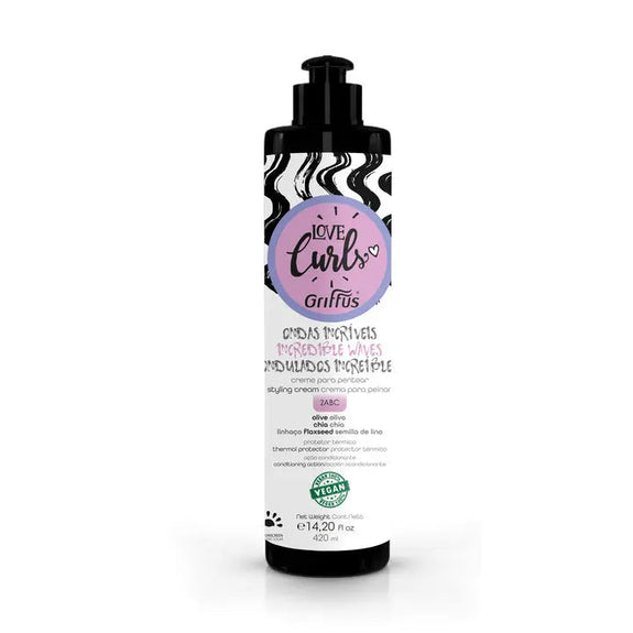 GRIFFUS LOVE CURLS INCREDIBLES WAVES LEAVE IN Wavy Styling Cream (2ABC) 420 ml