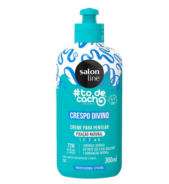 SALON LINE TODECACHO COMBING CREAM CREME PARA PENTEAR  CRESPO DIVINO 300ML