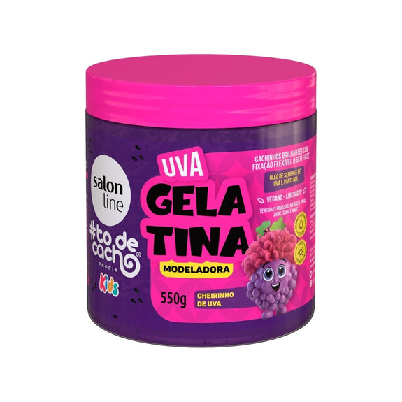 SALON LINE TODECACHO UVA KIDS GRAP SCENTED MODELING JELLY  550G