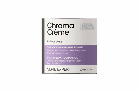 L'ORÉAL PROFESSIONNEL SERIE EXPERT CHROMA CRÈME NEUTRALIZING CREAM SHAMPOO FOR BLONDES TO PLATINUM BLONDES