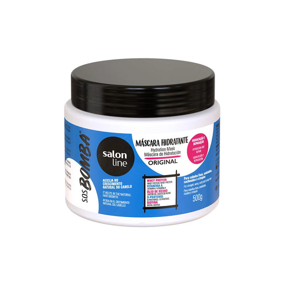 SALON LINE BOMBA ORIGINAL HYDRATION GROWTH MASK 500ML