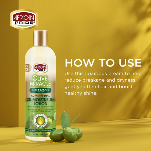 AFRICAN PRIDE OLIVE MIRACLE FOAM SETTING MOUSSE, 8.5FL OZ